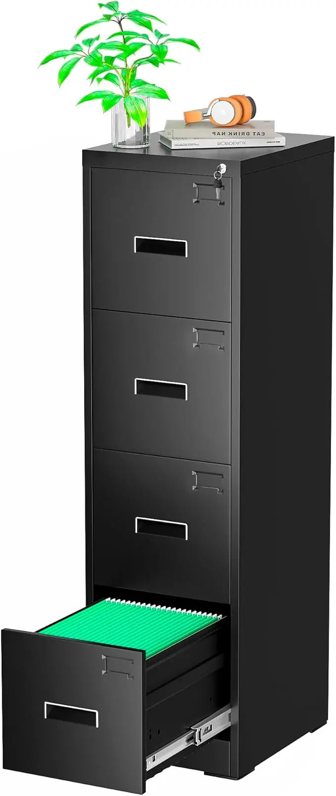 Lateral File Cabinet with Lock for Home Office - Alia's Home Things  