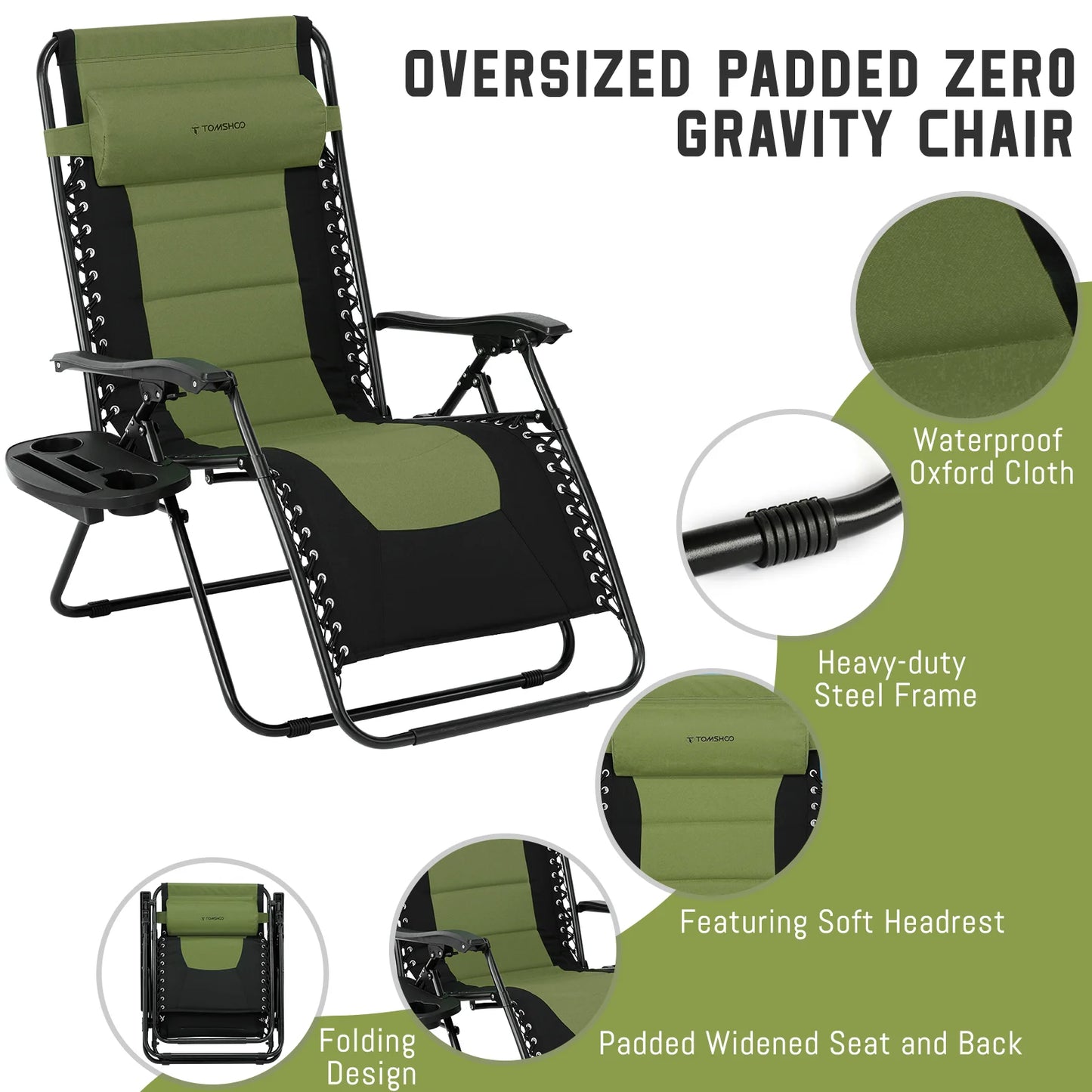 Lounge Chair Folding Waterproof Outdoor Chair - Alia's Home Things  