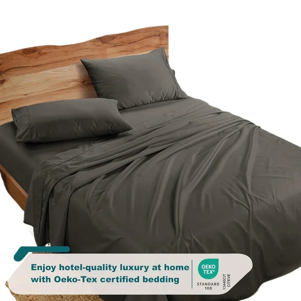 Sheets 1000 Thread Count Bedspreads and Covers 4-Piece Set - Alia's Home Things  