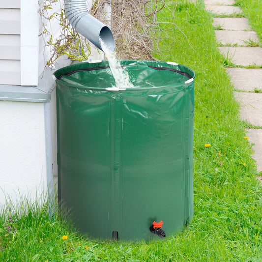 50-Gallon Folding Rain Barrel Water Collector - Alia's Home Things  