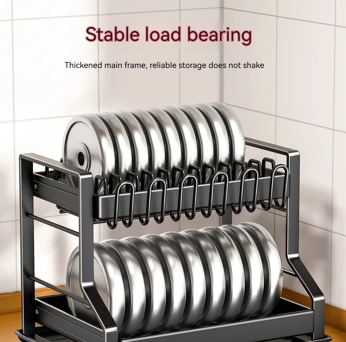 2 Tier Kitchen Dish Bowl Drainer - Alia's Home Things  