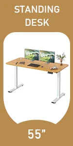 Furmax Electric Sit Stand-Up Home Office Computer Desk - Alia's Home Things  