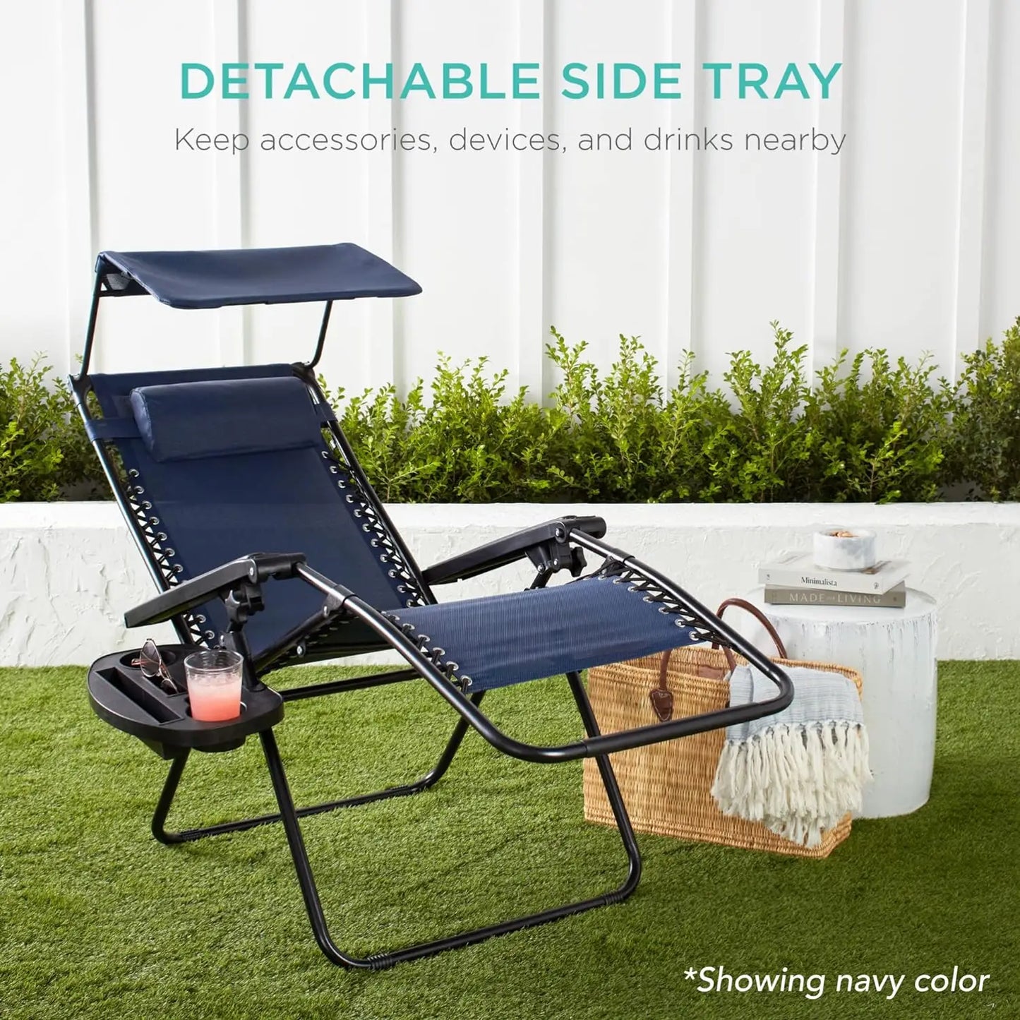 Folding zero gravity outdoor lounge chair - Alia's Home Things  