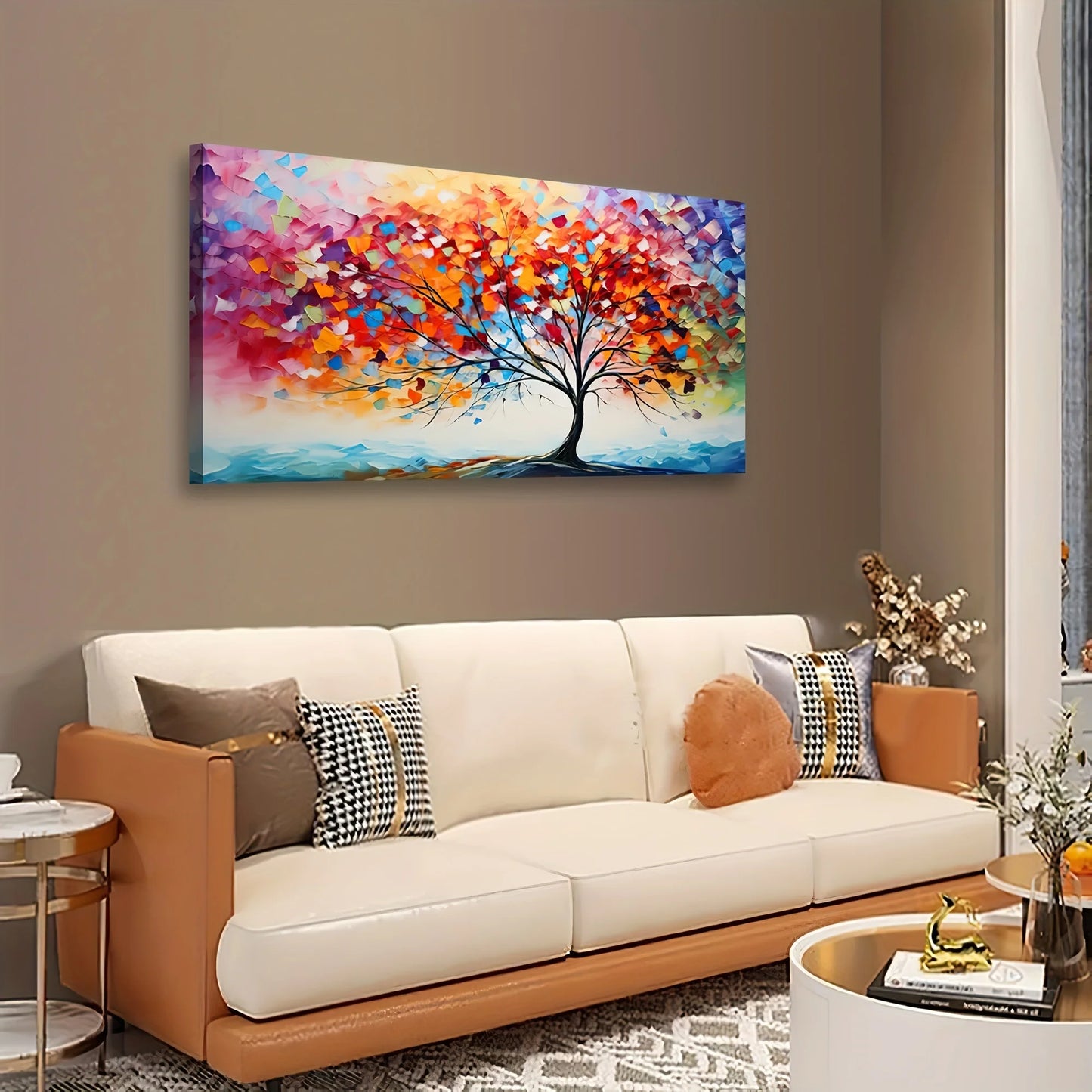 Modern Texture Tree of Life Wall Decoration Painting - Alia's Home Things  