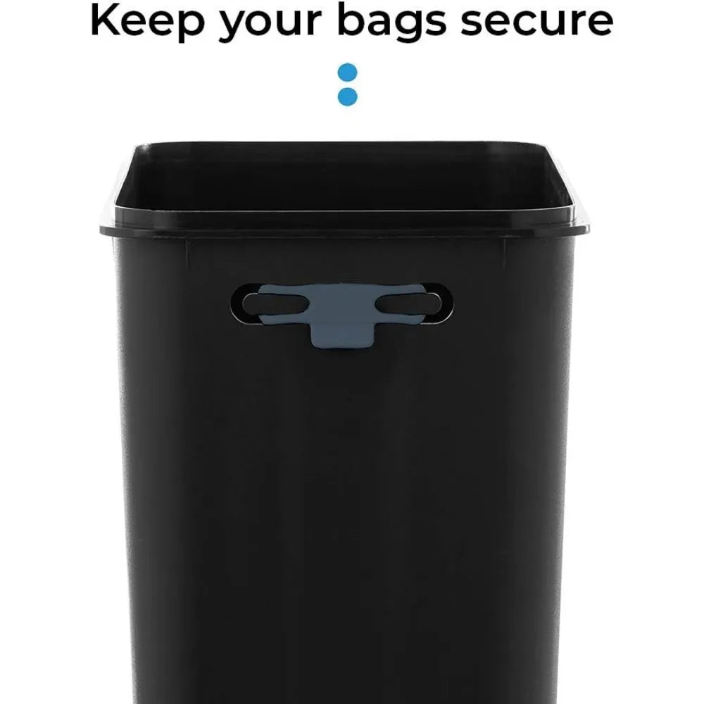 8 Gallon Slim Kitchen Trash Can, Stainless Steel - Alia's Home Things  