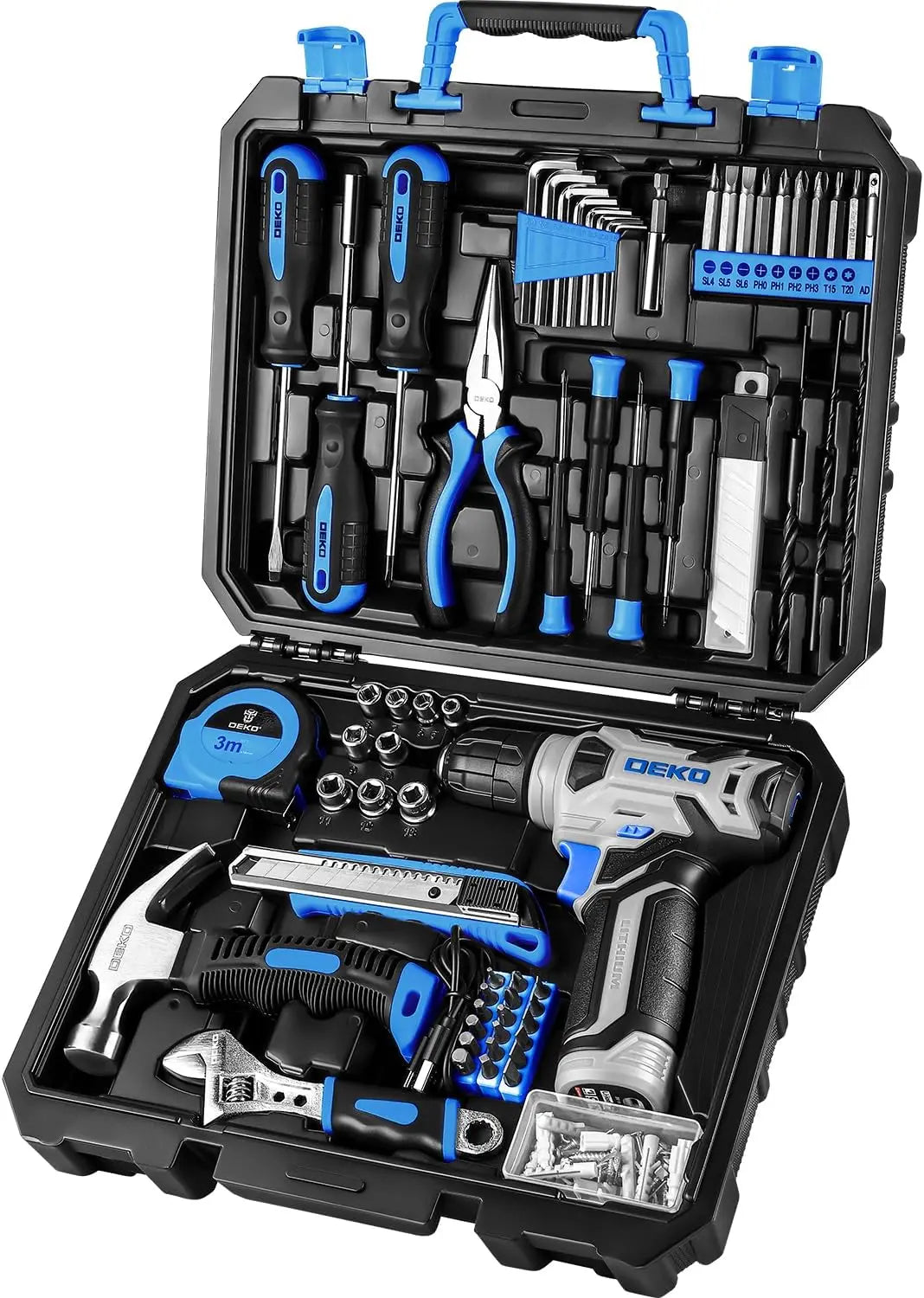 DEKO Drill Set w/Cordless Drill - Alia's Home Things  