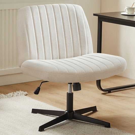 Armless Wide Desk Chair with Dual-Purpose Base - Alia's Home Things  