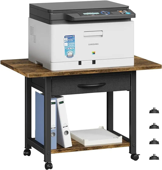 2-Tier Under Desk Printer Table - Alia's Home Things  