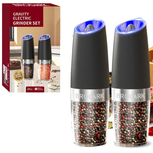 Electric Salt And Pepper Grinder Set - Alia's Home Things  