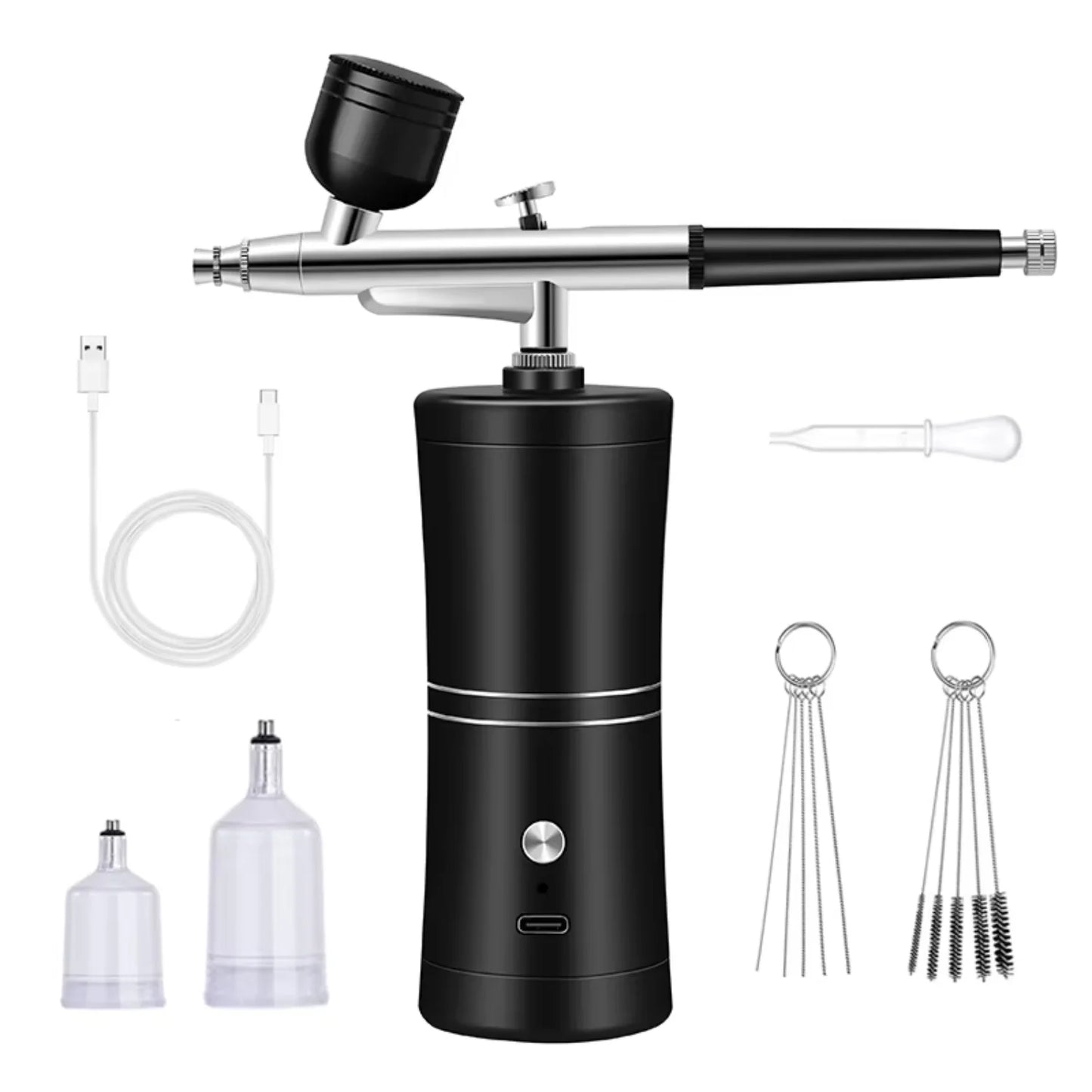 Airbrush Nail Gun with Compressor - Alia's Home Things  