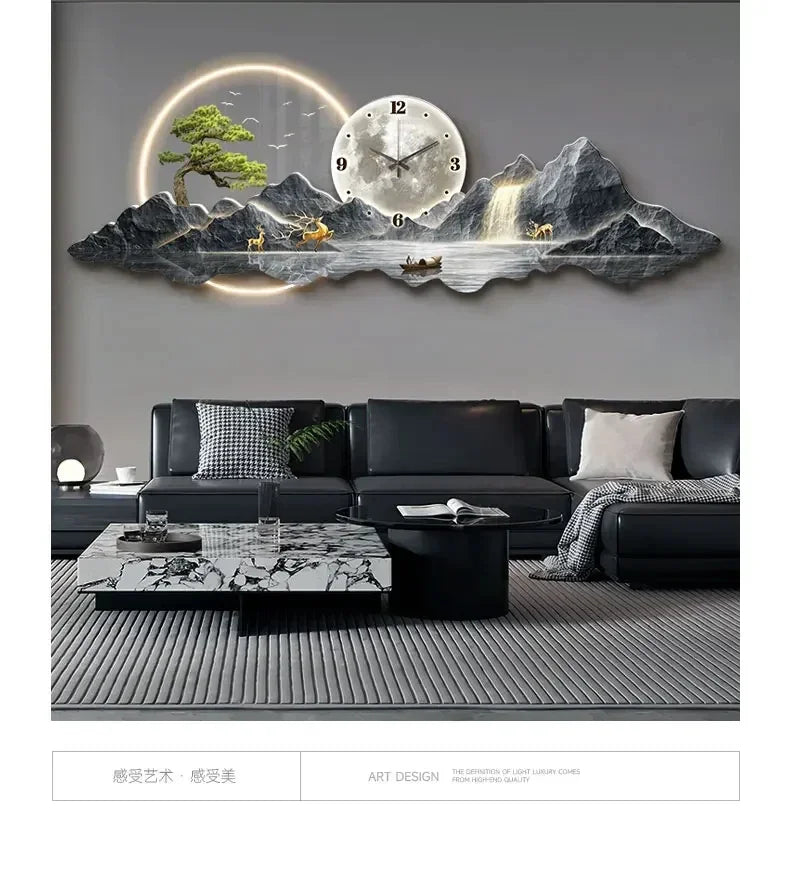 Wall Clocks, LED Aesthetic Minimalist Wall Watch - Alia's Home Things  