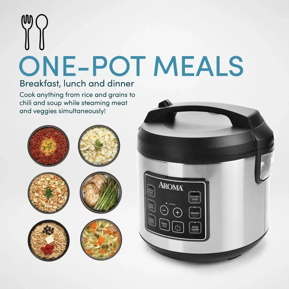 20-Cup Programmable Rice Cooker Steamer - Alia's Home Things  
