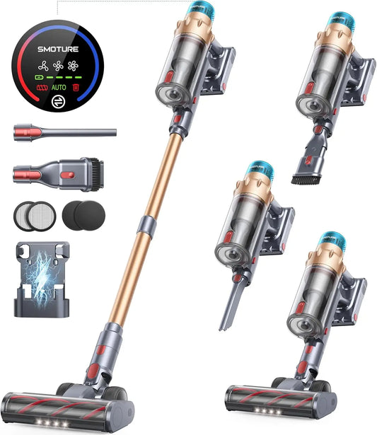 Cordless Vacuum Cleaner, 550W 45KPA 60 Mins Runtime - Alia's Home Things  