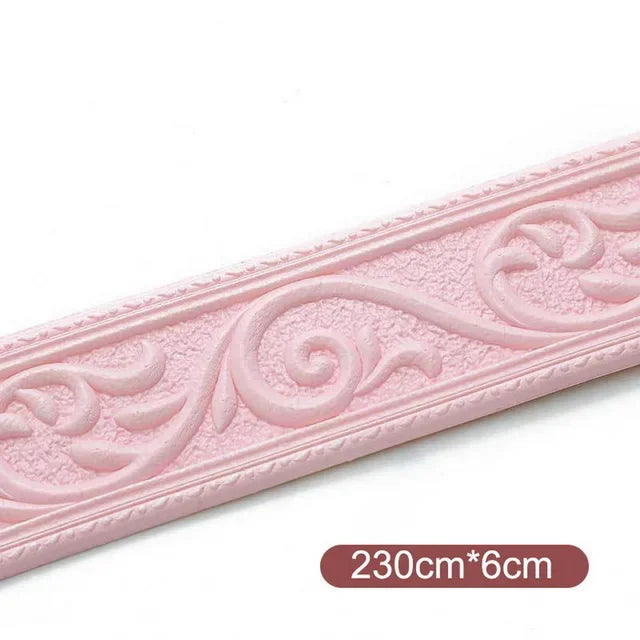 3D Baseboard Wallpaper Wall Sticker - Alia's Home Things  