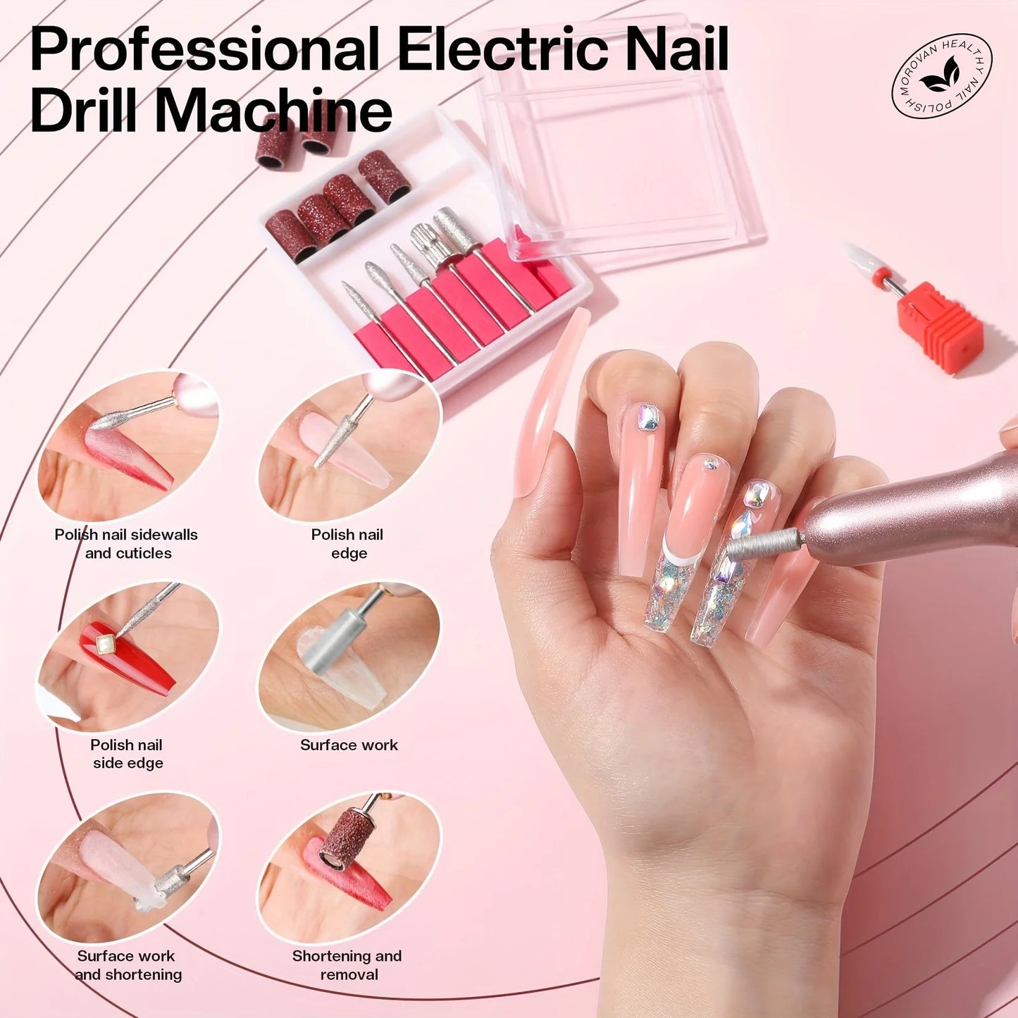 Morovan Professional Beginner Acrylic Nail Starter Kit - Alia's Home Things  