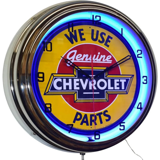 16" We Neon Advertising Clock Garage Decor - Alia's Home Things  
