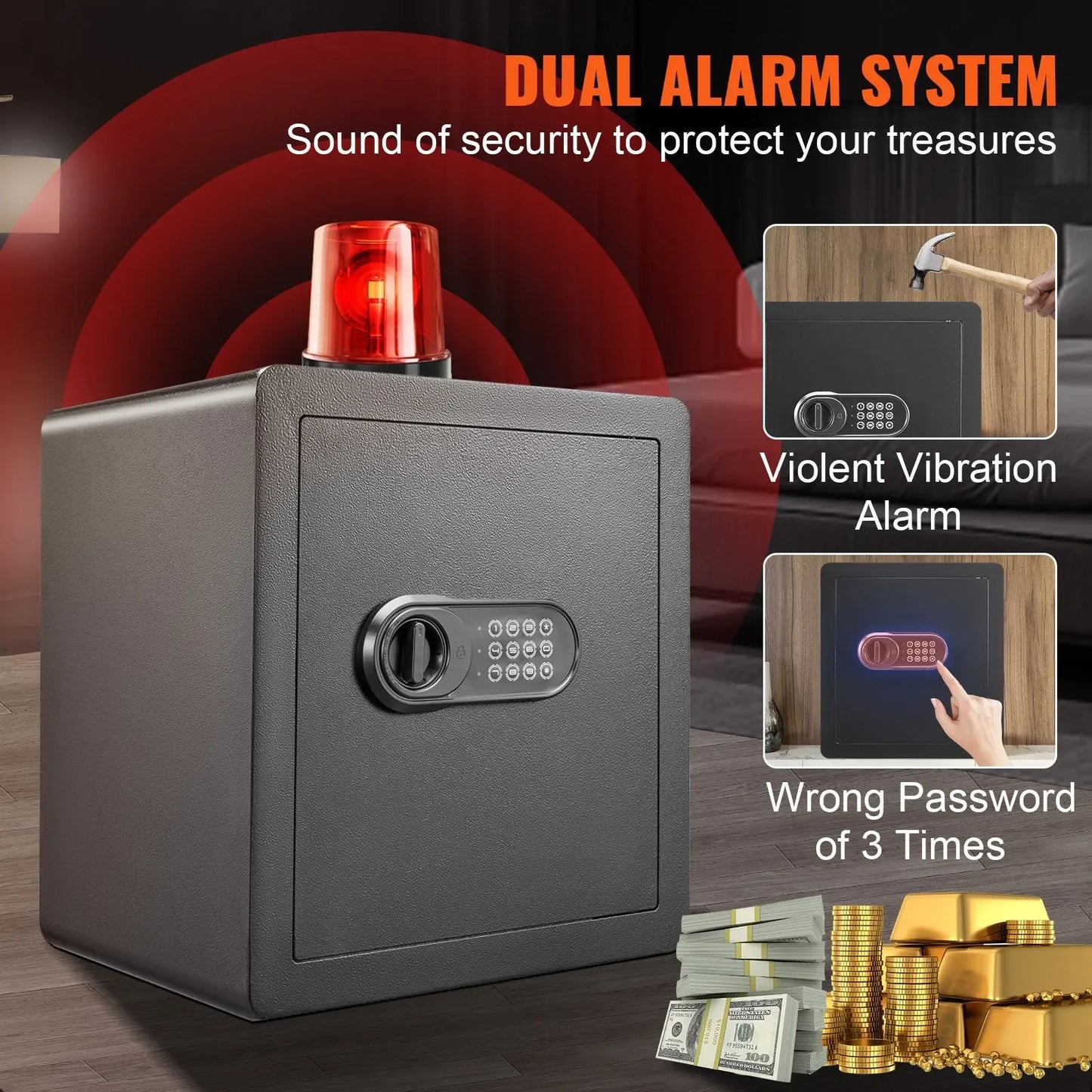 Safe 1.8 Cubic Feet Home Safe Steel - Alia's Home Things  
