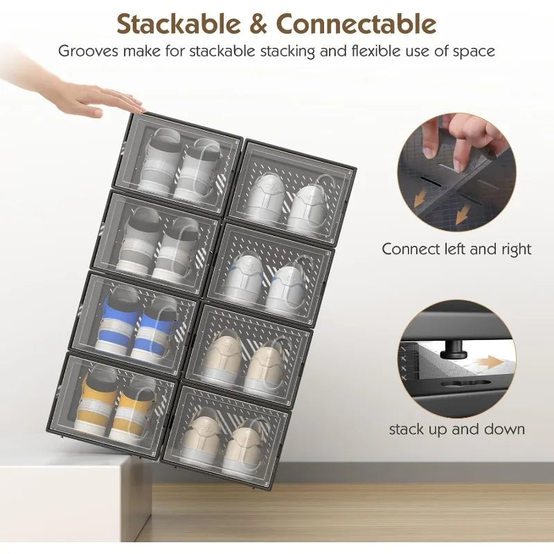 X-Large 12 Pack Shoe Storage Box - Alia's Home Things  