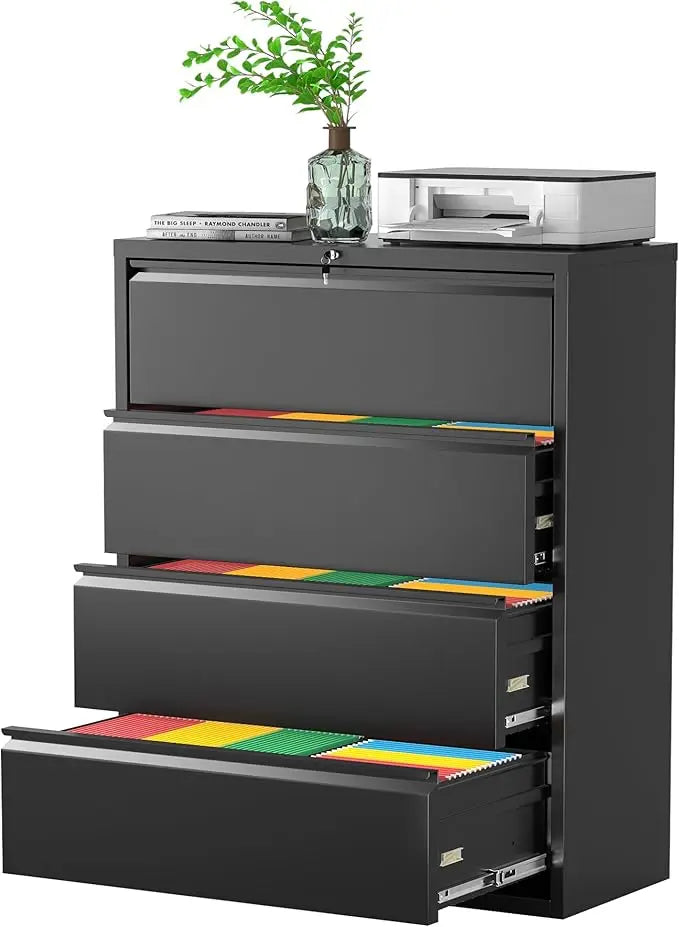 Lateral File Cabinet with Lock for Home Office - Alia's Home Things  