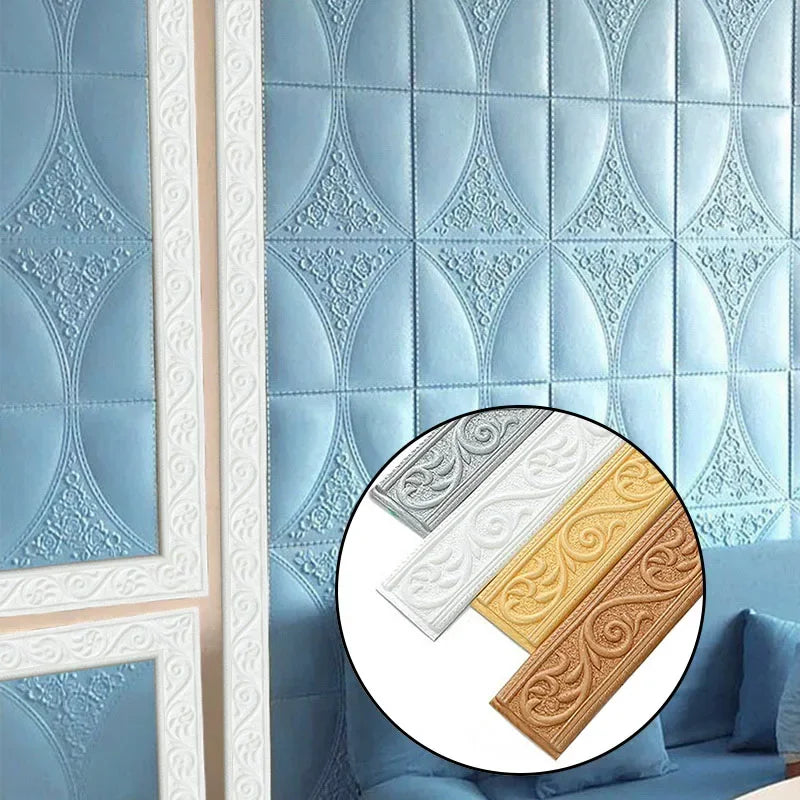 3D Baseboard Wallpaper Wall Sticker - Alia's Home Things  