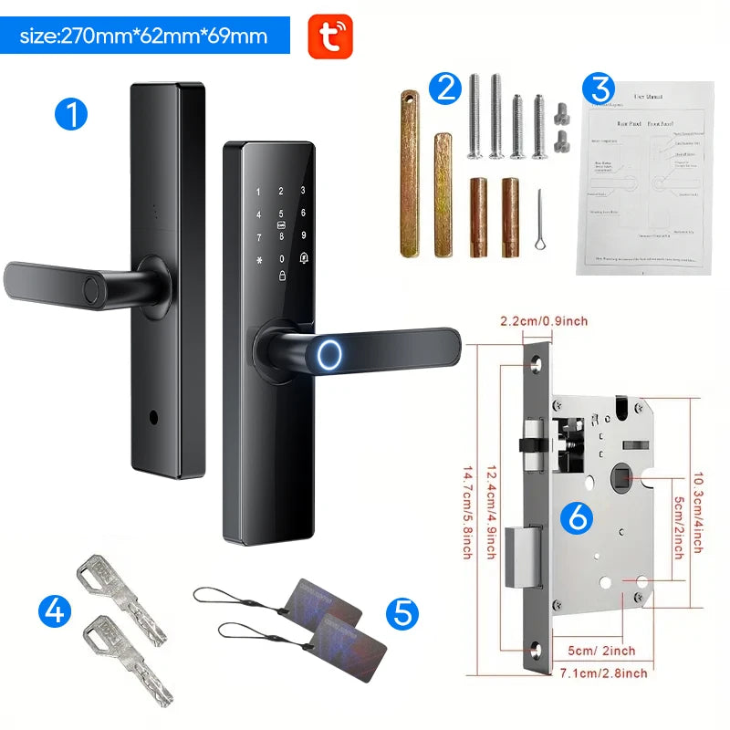 Tuya Wifi Digital Electronic Smart Door Lock - Alia's Home Things  