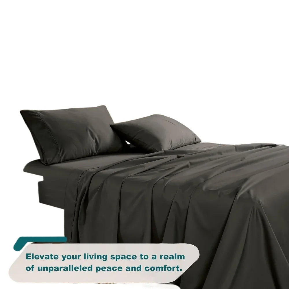 Sheets 1000 Thread Count Bedspreads and Covers 4-Piece Set - Alia's Home Things  