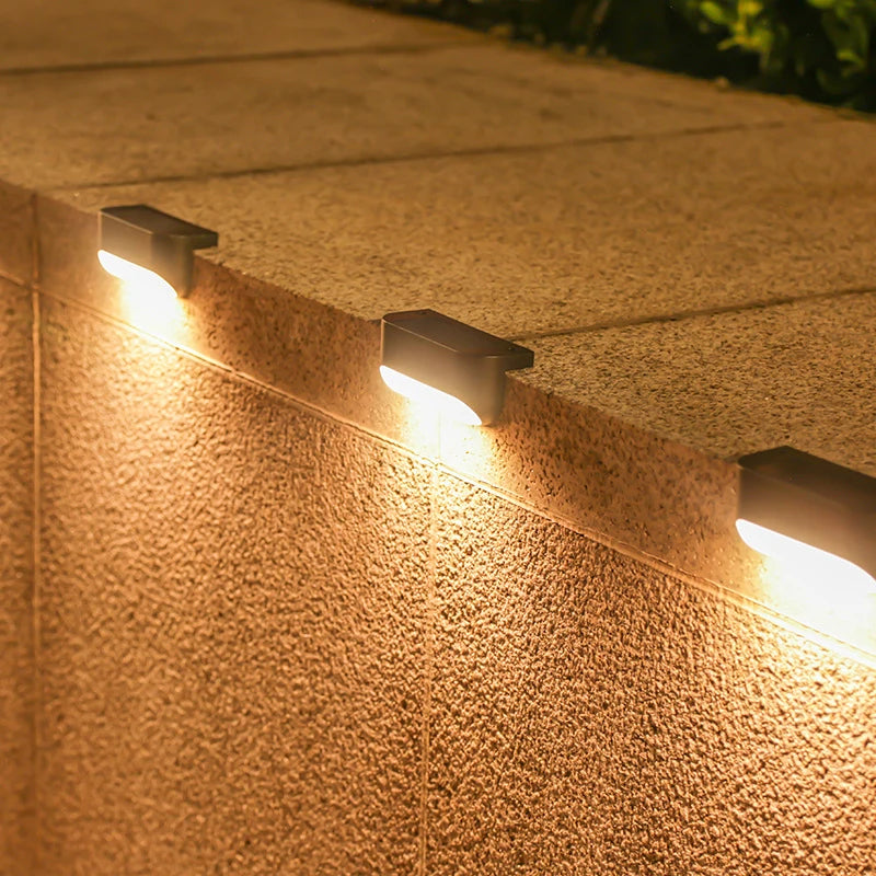 Solar Deck Lights Outdoor, LED Step Lights Waterproof 2Pack - Alia's Home Things  