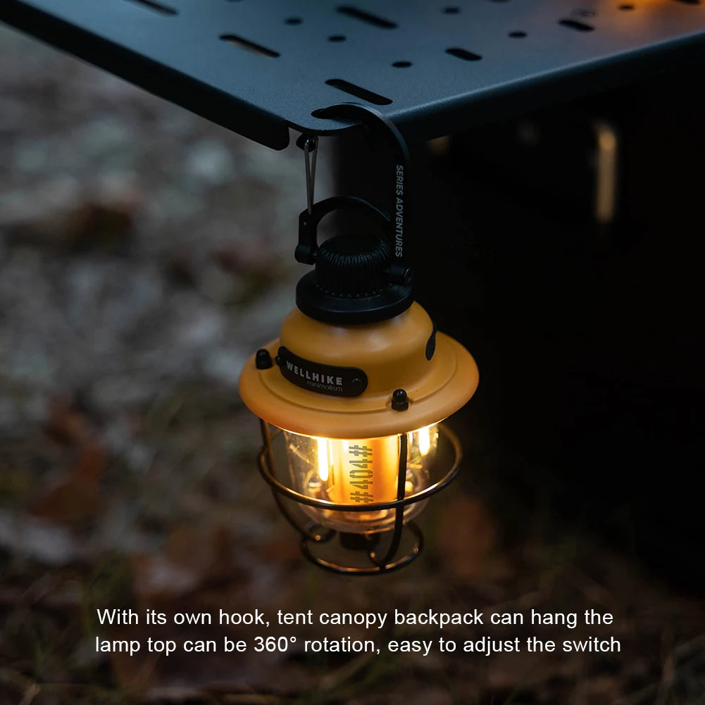 Camping LED Outdoor Vintage Light  Waterproof - Alia's Home Things  