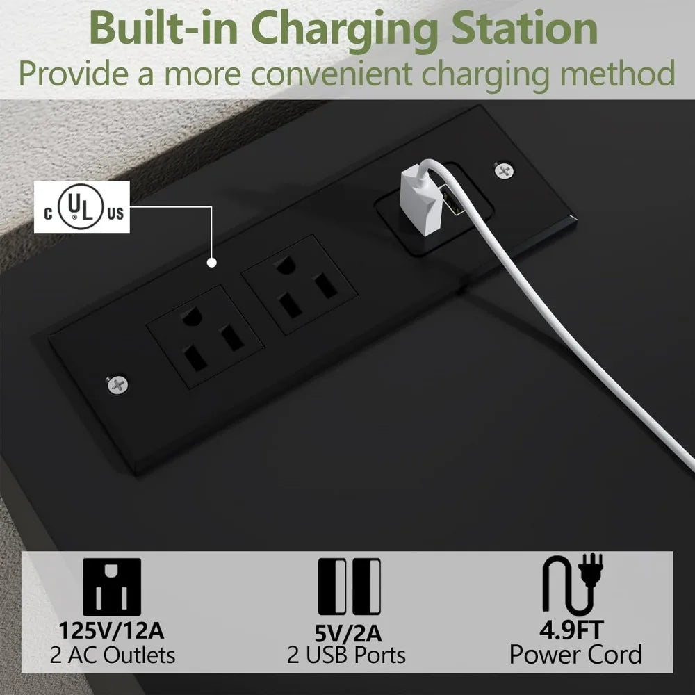 8 Drawers Dresser with Charging Station - Alia's Home Things  