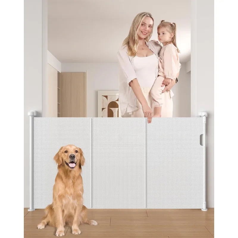 Extended Retractable Baby Gate, 78 Inch Extra Wide - Alia's Home Things  