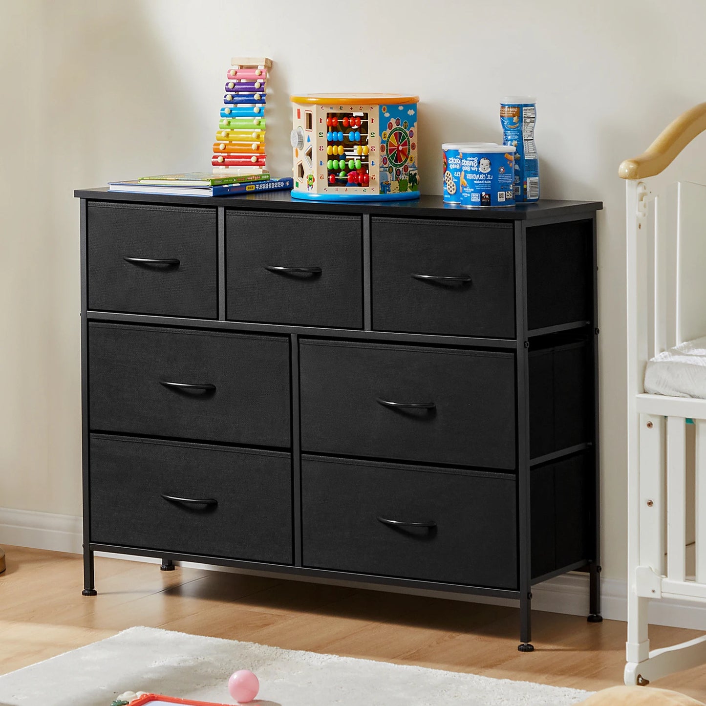 Desser For Bedroom With 7 Fabric Drawers - Alia's Home Things  