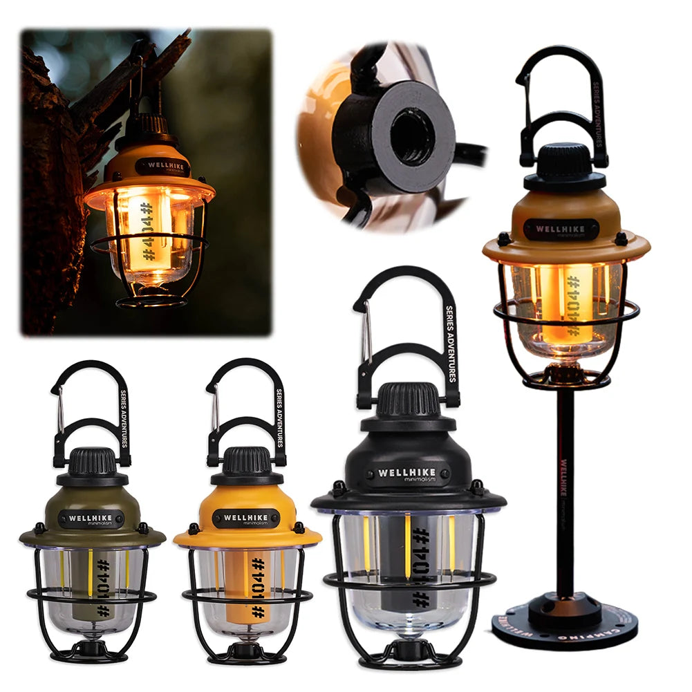 Camping LED Outdoor Vintage Light  Waterproof - Alia's Home Things  