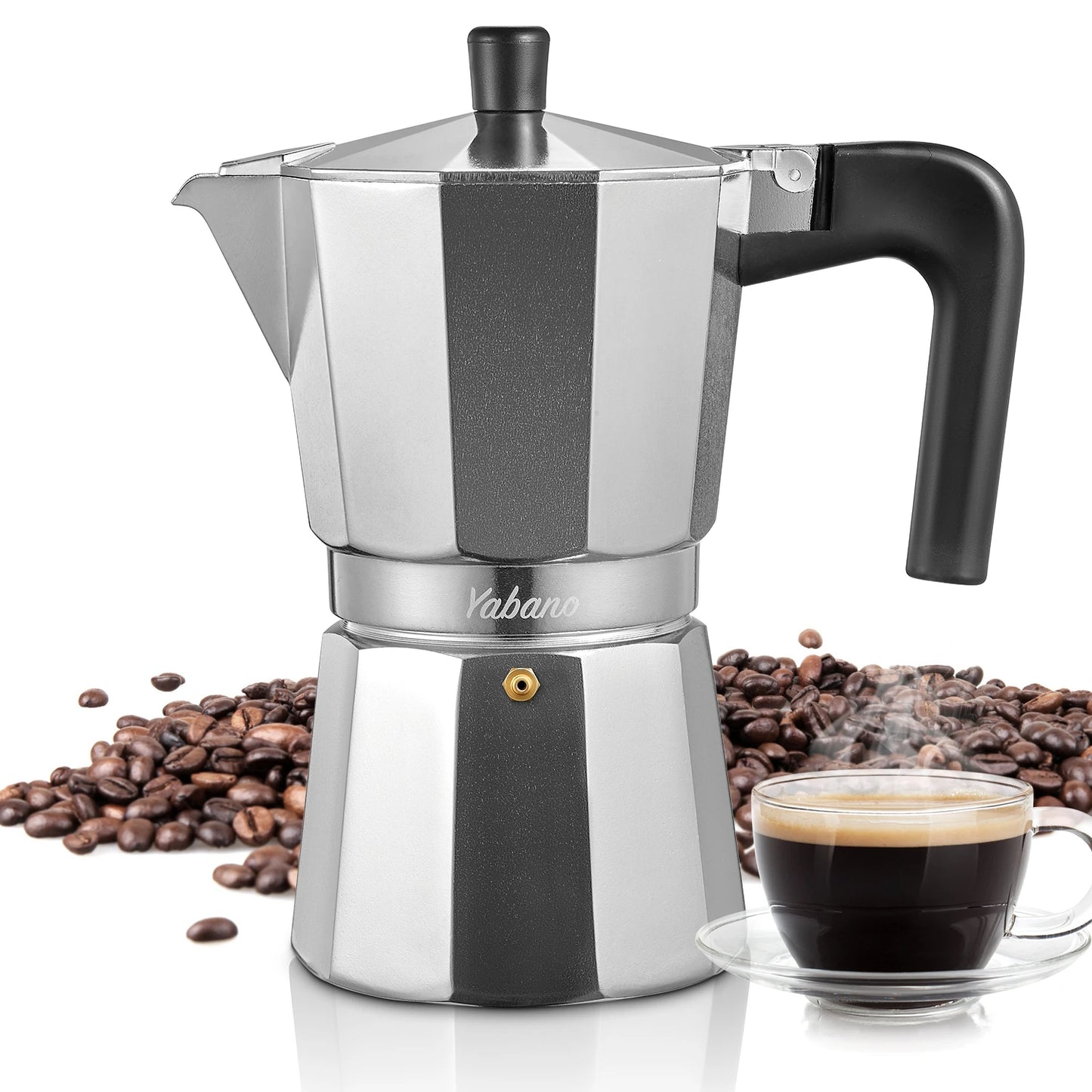 Yabano Stovetop Espresso Maker - Alia's Home Things  