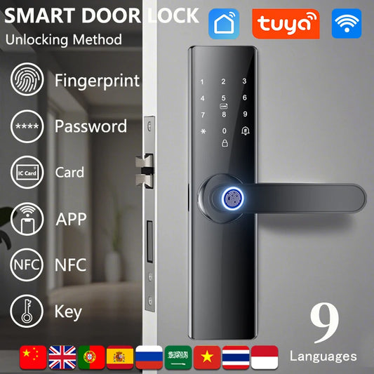 Tuya Wifi Digital Electronic Smart Door Lock - Alia's Home Things  