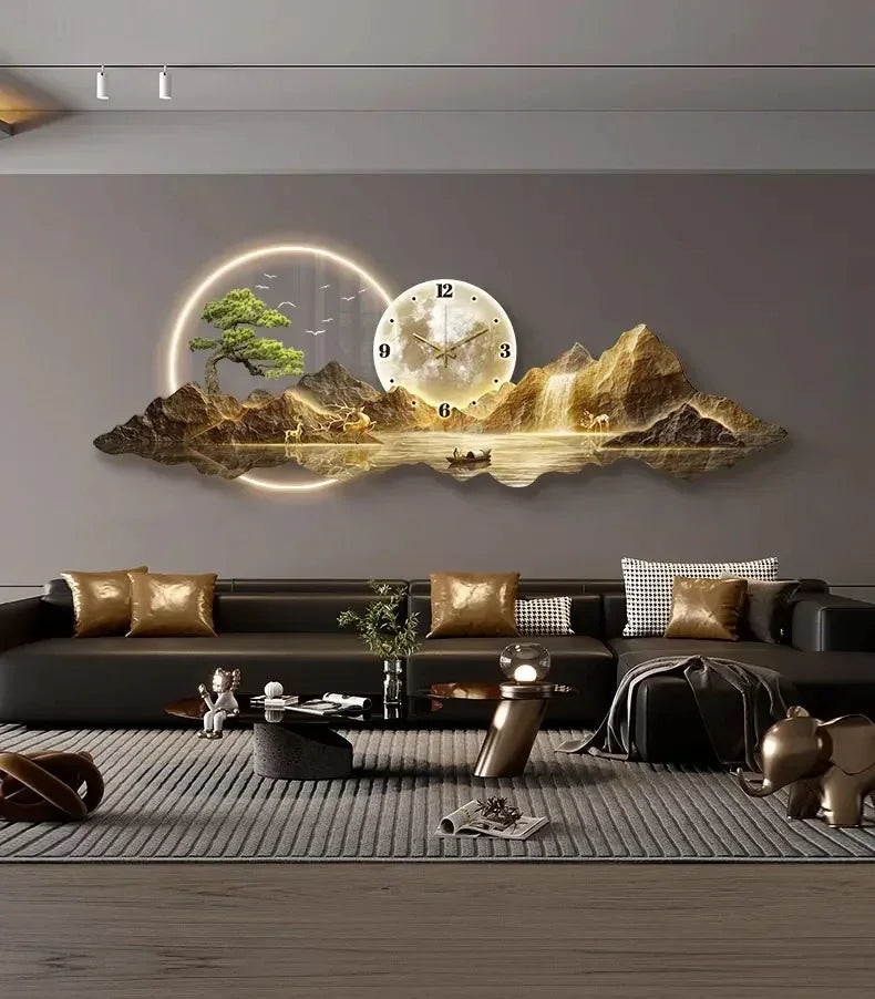 Wall Clocks, LED Aesthetic Minimalist Wall Watch - Alia's Home Things  