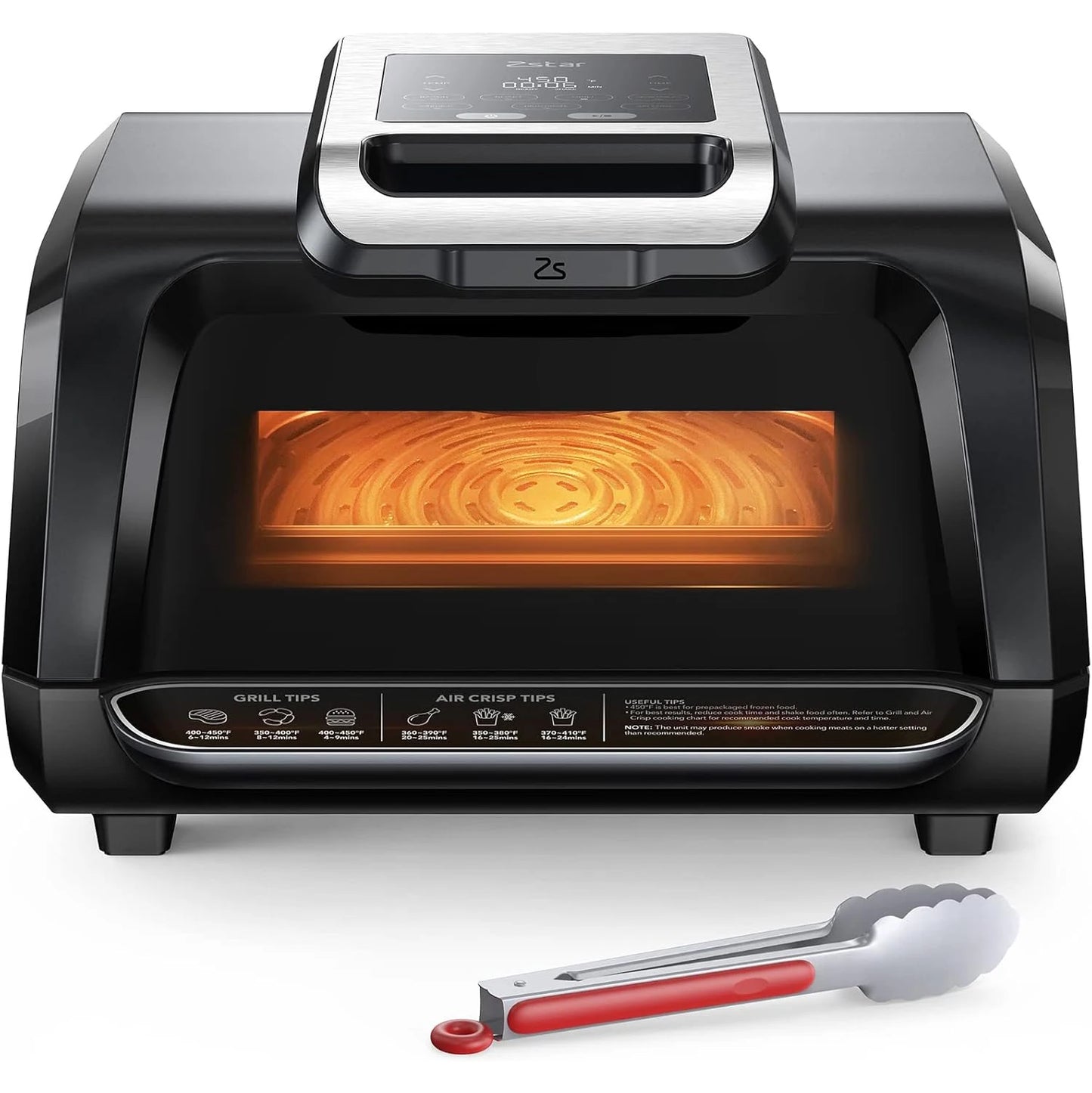 Indoor Grill Air Fryer/Griddle Combo With See Through Window - Alia's Home Things  