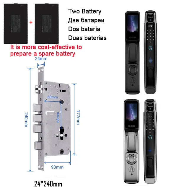 Smart Door Lock With Camera - Alia's Home Things  