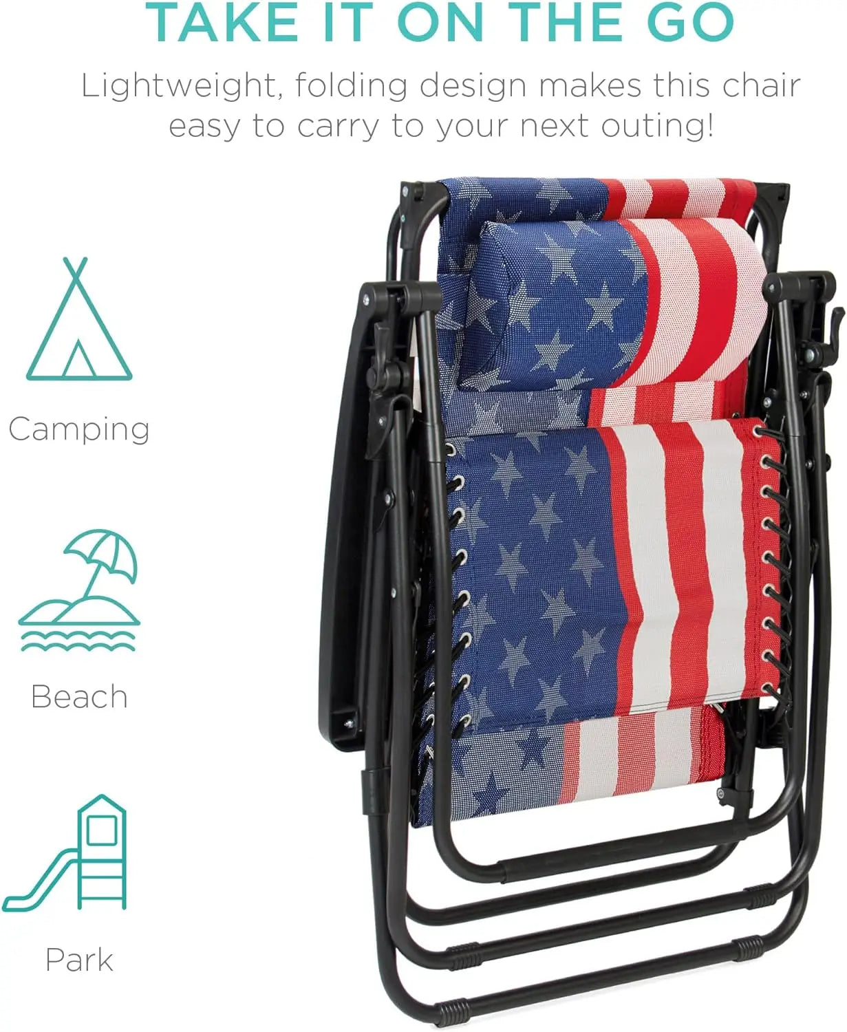 Folding zero gravity outdoor lounge chair - Alia's Home Things  