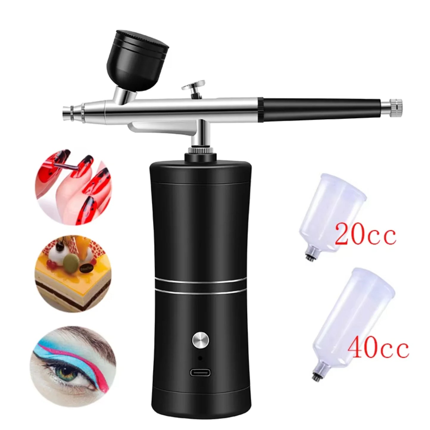 Airbrush Nail Gun with Compressor - Alia's Home Things  