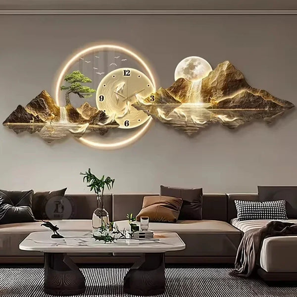 Wall Clocks, LED Aesthetic Minimalist Wall Watch - Alia's Home Things  