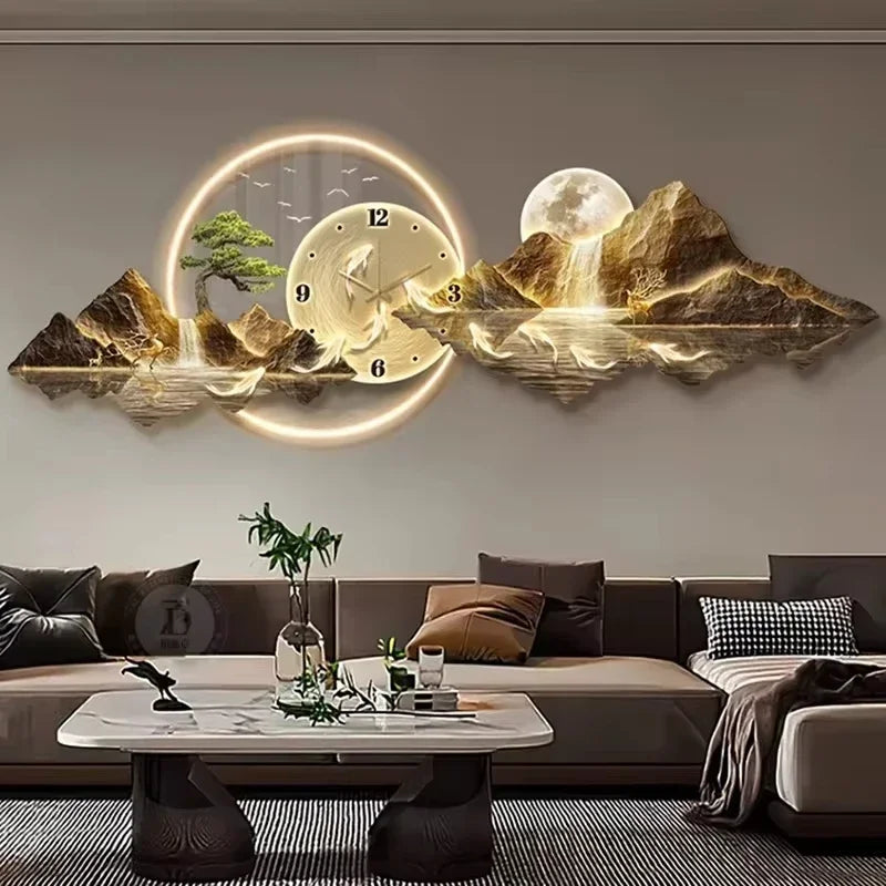 Wall Clocks, LED Aesthetic Minimalist Wall Watch - Alia's Home Things  