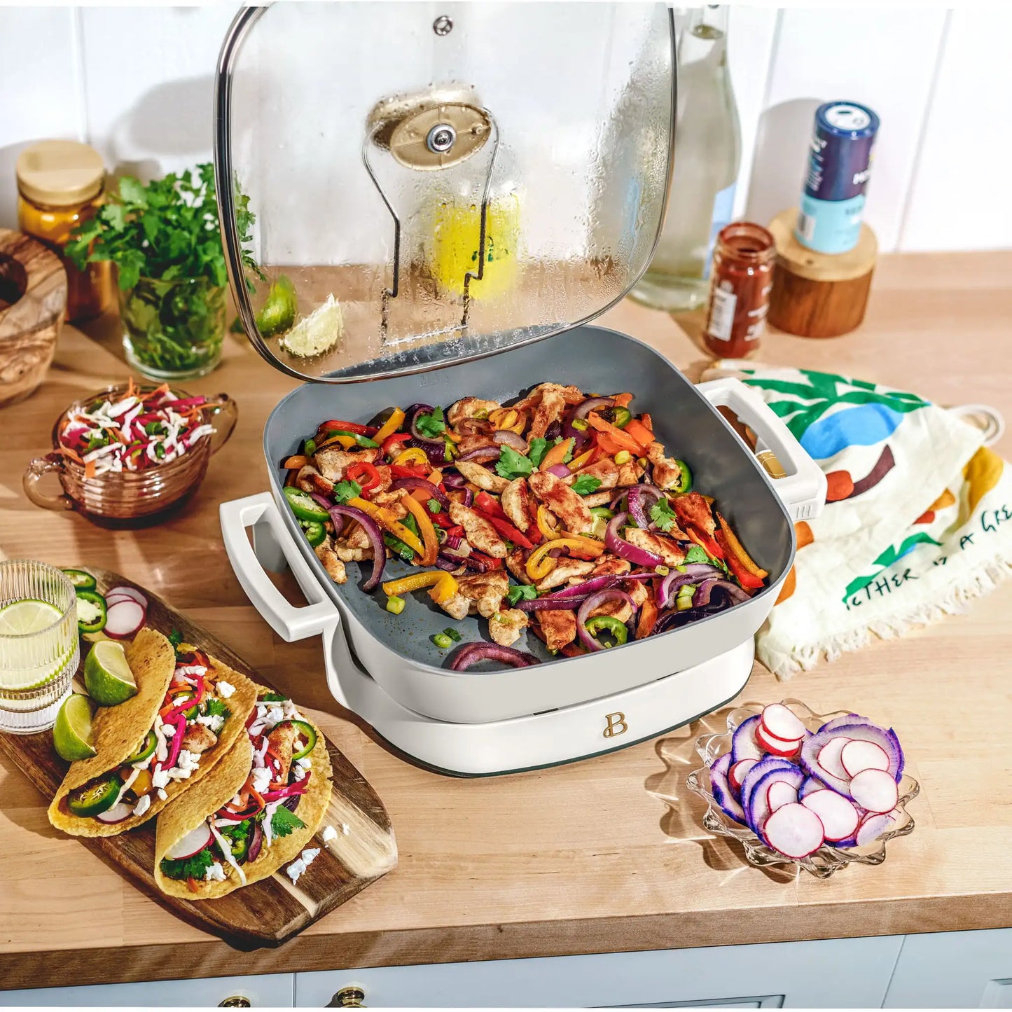 Beautiful 5-in-1 Electric Expandable Skillet - Alia's Home Things  