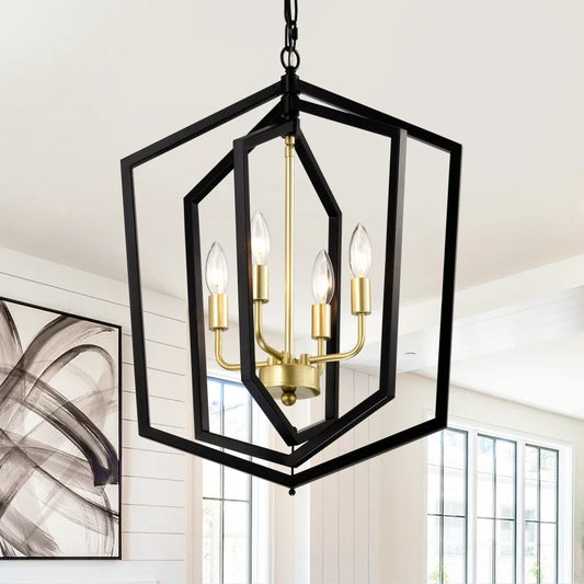 Modern Metal Industrial  Chandeliers Home Decor - Alia's Home Things  