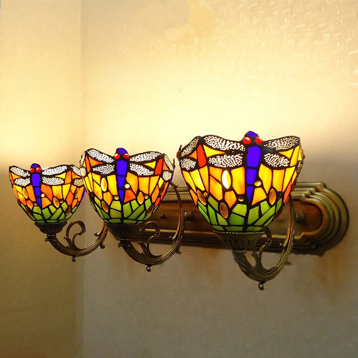 Wall Lamp Mounted Sconce Fixture 3-Light  Baroque Design - Alia's Home Things  