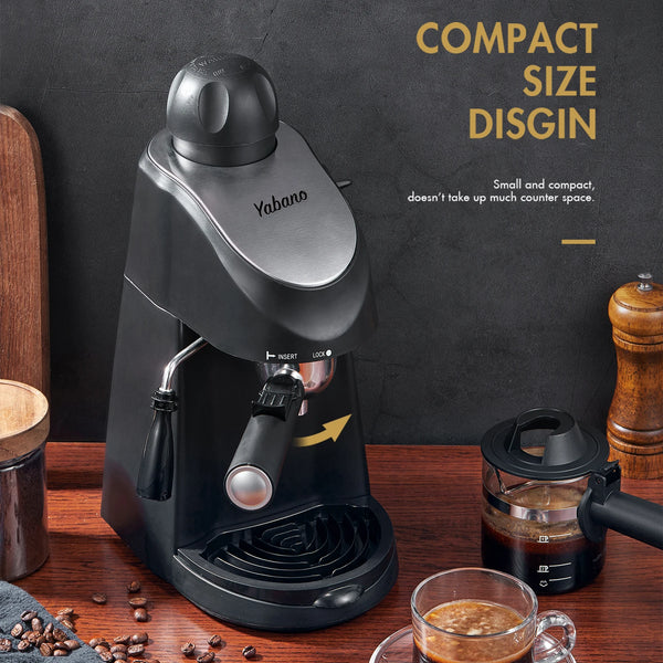 Yabano Espresso Machine with Milk Frother - Alia's Home Things  