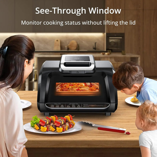 Indoor Grill Air Fryer/Griddle Combo With See Through Window - Alia's Home Things  