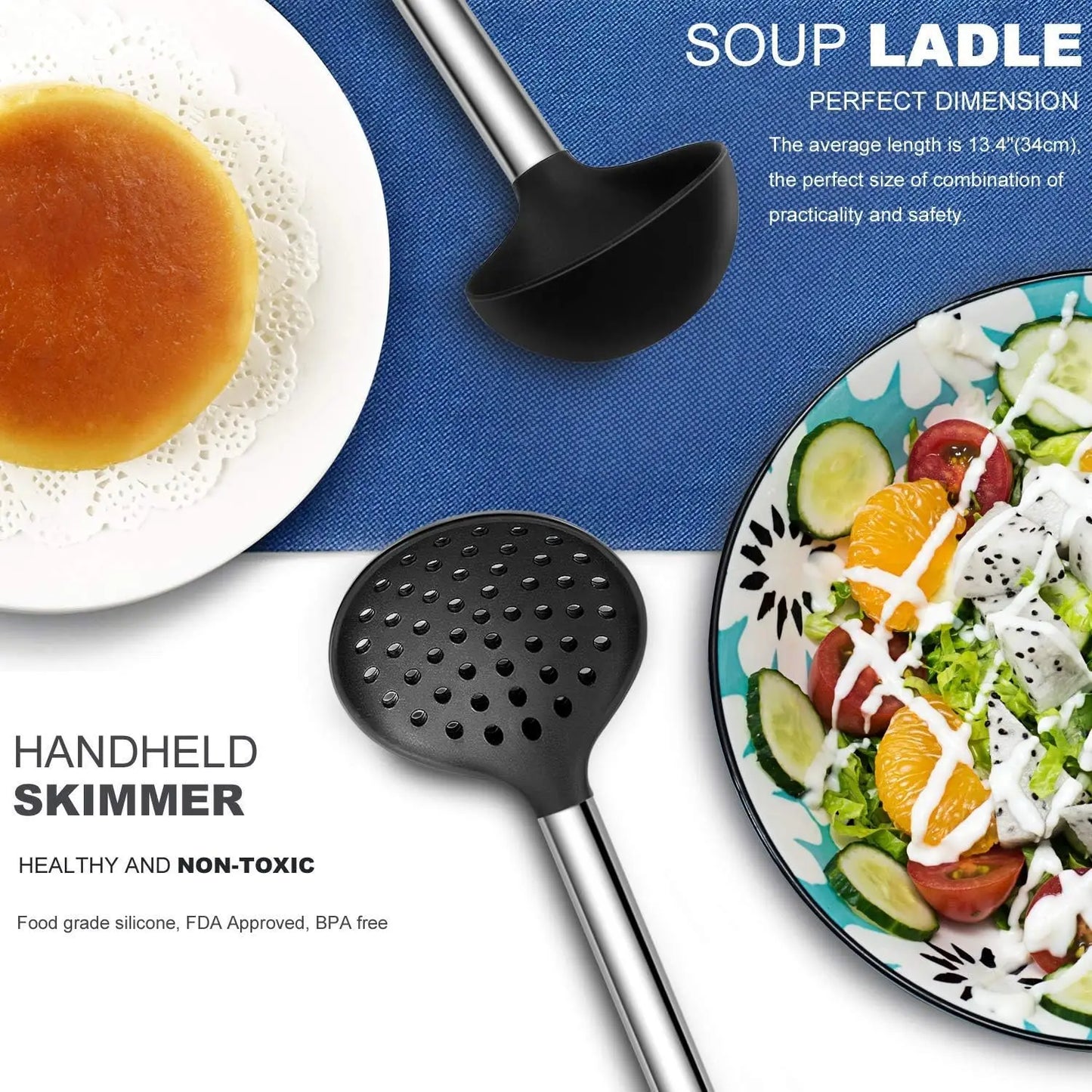 Kitchen Utensil Set-Silicone -33 - Alia's Home Things  