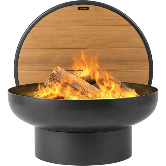 24-Inch Cast Iron, Fire Pit - Alia's Home Things  
