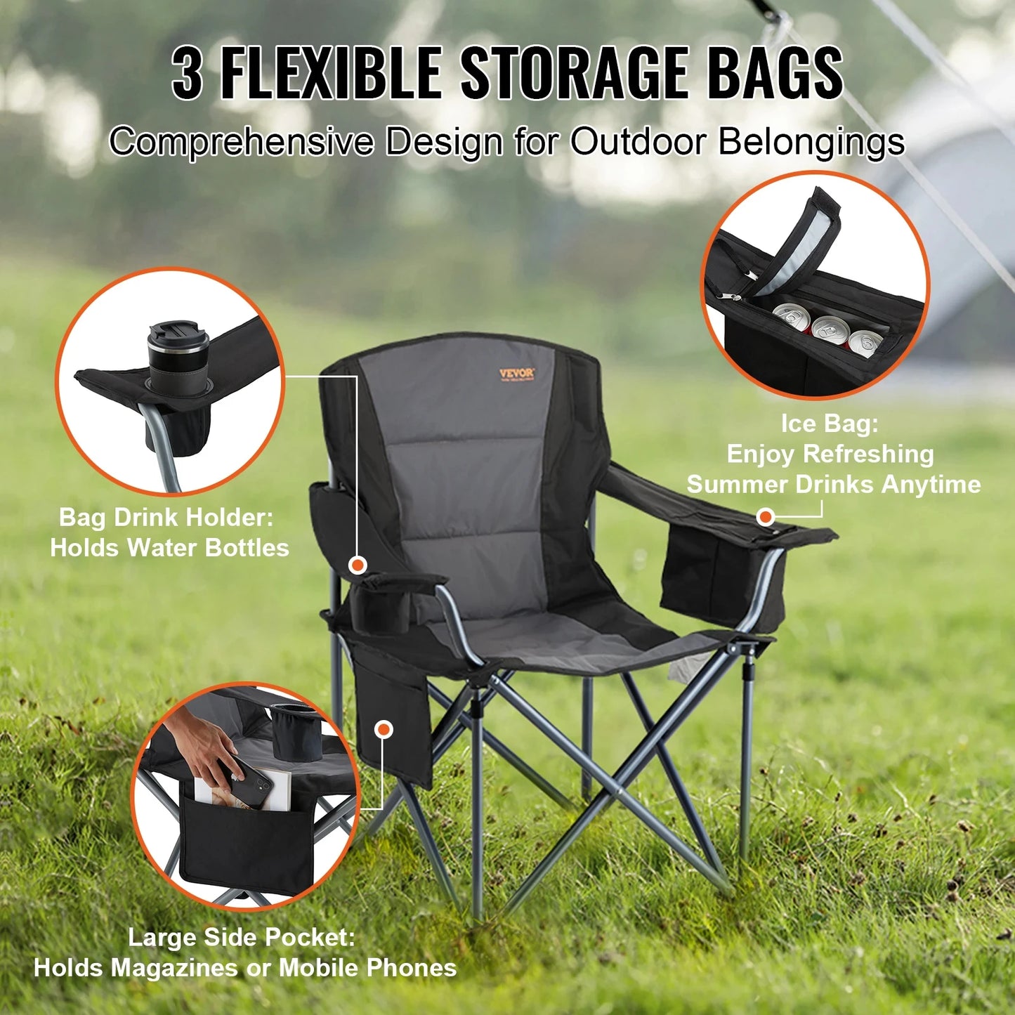 VEVOR Ultralight Folding Chair - Alia's Home Things  