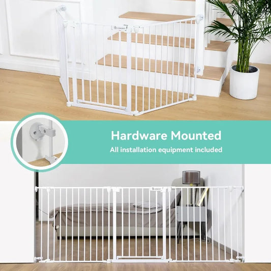80" Extra Wide Baby Gate, Dog Gate - Alia's Home Things  